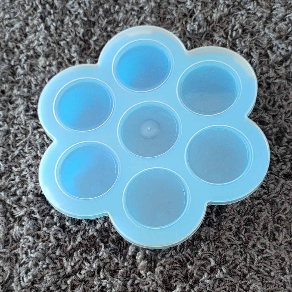 Blue Flower-Shaped Silicone Mold